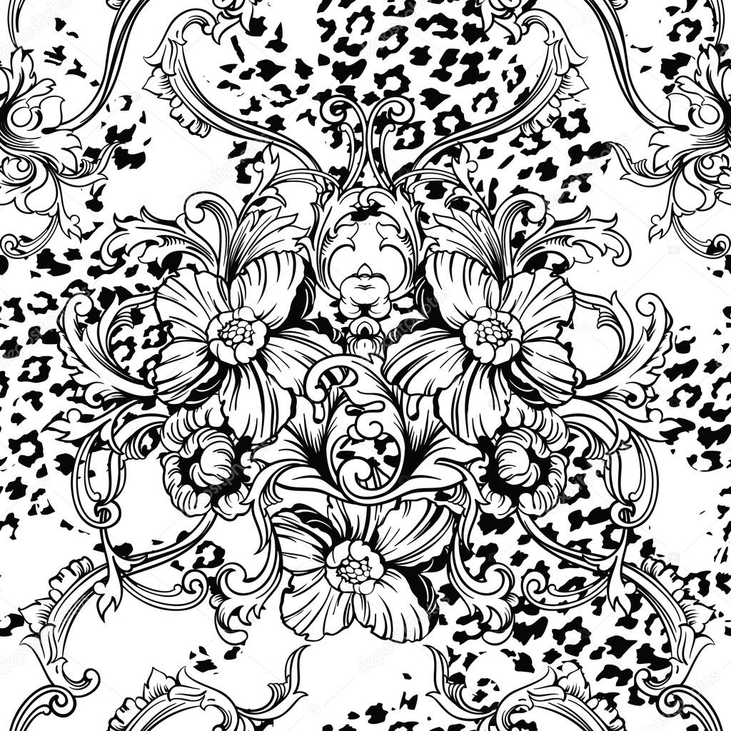 Eclectic fabric seamless pattern.