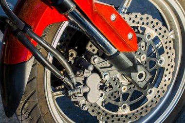 Motosiklet disk tatili öne ve yukarı Kapat'lastik