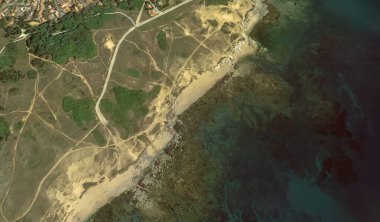 2019 'da Bretigny-sur-Orge' un kıyı, caddeleri ve altyapısı kuş bakışı bir bakış açısıyla ele alındı.