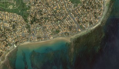 2019 'da Bretigny-sur-Orge' un kıyı, caddeleri ve altyapısı kuş bakışı bir bakış açısıyla ele alındı.