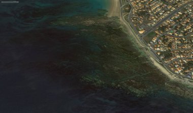 2019 'da Bretigny-sur-Orge' un kıyı, caddeleri ve altyapısı kuş bakışı bir bakış açısıyla ele alındı.