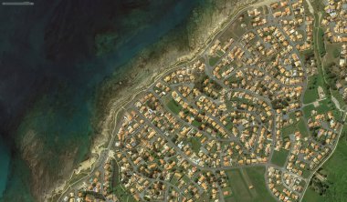 2019 'da Bretigny-sur-Orge' un kıyı, caddeleri ve altyapısı kuş bakışı bir bakış açısıyla ele alındı.