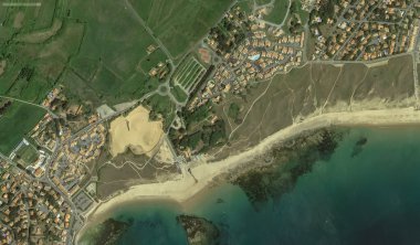 2019 'da Bretigny-sur-Orge' un kıyı, caddeleri ve altyapısı kuş bakışı bir bakış açısıyla ele alındı.