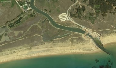 2019 'da Bretigny-sur-Orge' un kıyı, caddeleri ve altyapısı kuş bakışı bir bakış açısıyla ele alındı.