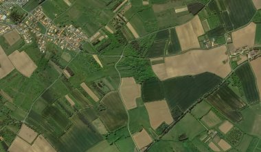 2019 'da Bretigny-sur-Orge' un kıyı, caddeleri ve altyapısı kuş bakışı bir bakış açısıyla ele alındı.