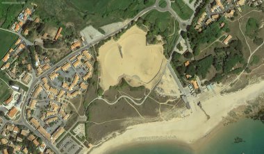 2019 'da Bretigny-sur-Orge' un kıyı, caddeleri ve altyapısı kuş bakışı bir bakış açısıyla ele alındı.