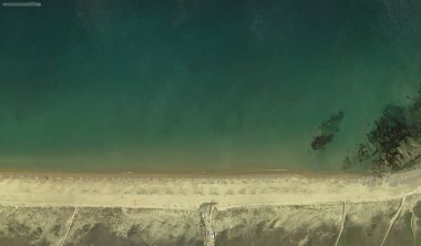 2019 'da Bretigny-sur-Orge' un kıyı, caddeleri ve altyapısı kuş bakışı bir bakış açısıyla ele alındı.