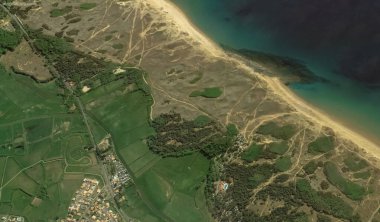 2019 'da Bretigny-sur-Orge' un kıyı, caddeleri ve altyapısı kuş bakışı bir bakış açısıyla ele alındı.