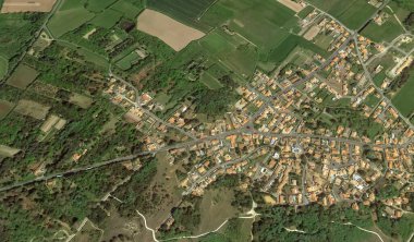 2019 'da Bretigny-sur-Orge' un kıyı, caddeleri ve altyapısı kuş bakışı bir bakış açısıyla ele alındı.