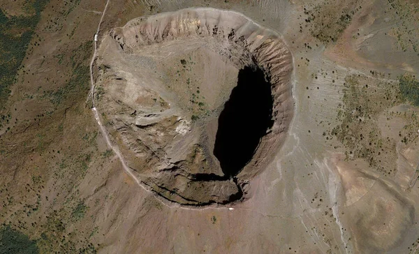 La vetta e la foce del Vesuvio in Italia — Foto Stock