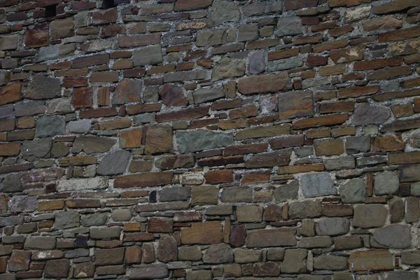 Hintergrund Textur Einer Alten Steinburg Mauer — Stockfoto