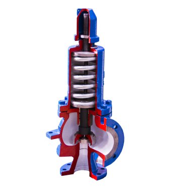 Gaz boru hattı bölümü yalıtım üzerinde küresel vana