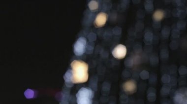 De Noel ışık arka plan odaklı