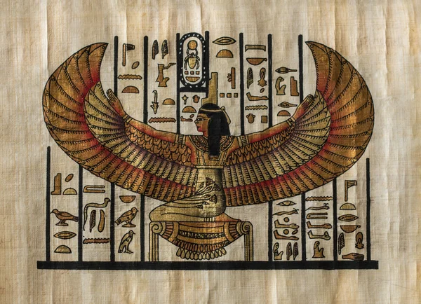 Ókori egyiptomi pergamen — Stock Fotó