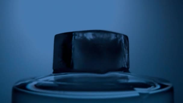 Time lapse of melting of ice cube — Stock Video