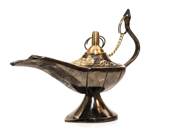 Gina Agraby Afrika efsaneye beyaz bir arka plan üzerinde eski lamba