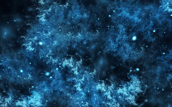 Galassia blu ghiaccio Foto Stock Royalty Free