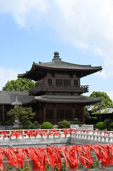 Panorama Patio Del Templo Baoshan Noreste Shanghai — Foto de Stock