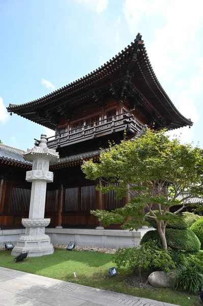 Panorama Patio Del Templo Baoshan Noreste Shanghai — Foto de Stock