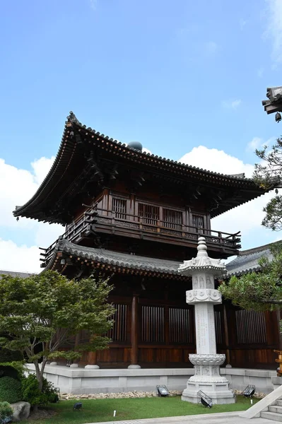 Panorama Patio Del Templo Baoshan Noreste Shanghai — Foto de Stock