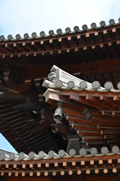 Украшенная Кровля Старого Храма Баошань — стоковое фото