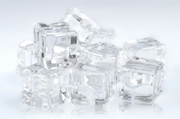Gruppo di cubetti di ghiaccio — Foto Stock