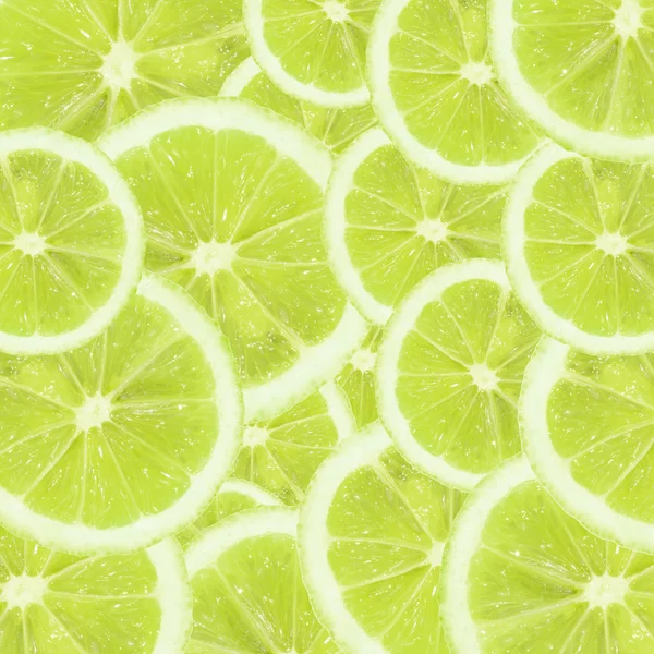 Une tranche de texture de citron vert frais — Photo