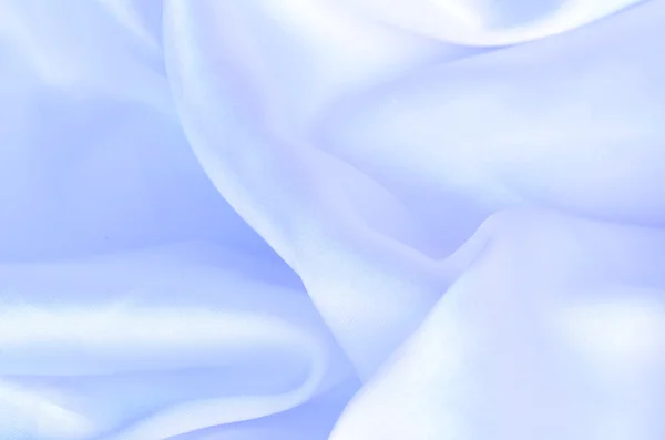 Smooth elegant blue silk, satin fabric background texture — Stock Photo, Image