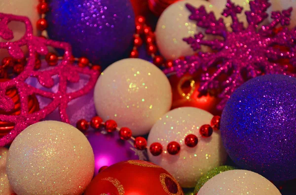 Christmas bulb, decoration and ornaments — Stock Photo, Image