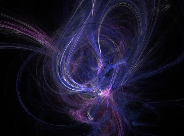 Purple abstract fractal effect light background — Stock Photo, Image