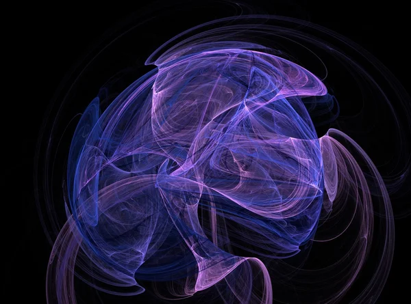 Efeito fractal abstrato roxo fundo claro — Fotografia de Stock