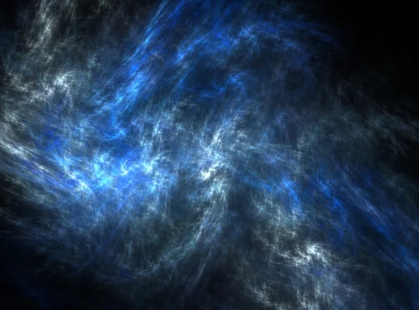 Blue abstract fractal effect light background — Stock Photo, Image