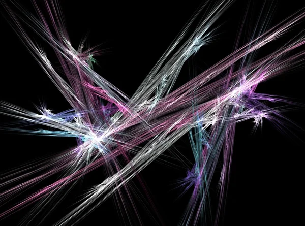 Fondo de luz de efecto fractal abstracto blanco púrpura — Foto de Stock