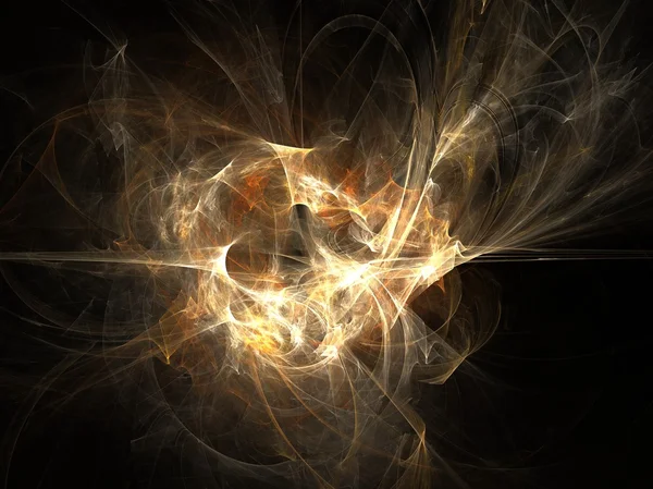 Explosion abstrakte fraktale Wirkung Licht Hintergrund — Stockfoto