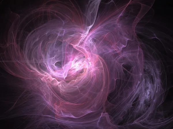 Fantasia caos rosa efeito fractal abstrato fundo de luz — Fotografia de Stock