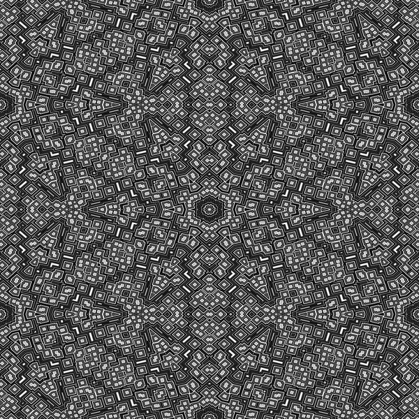 Черно-белая бесшовная абстрактная фактура — стоковое фото