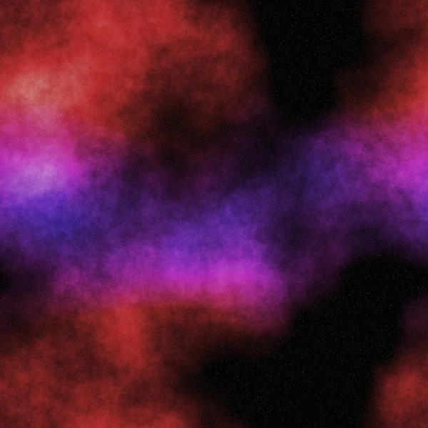 星と赤い星雲の宇宙 — ストック写真