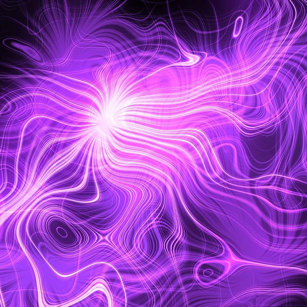 Plasma luminoso viola astratto — Foto Stock