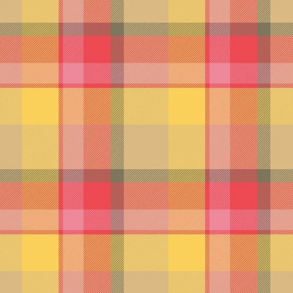 Orange, red seamless tartan cloth pattern — Stock Photo, Image