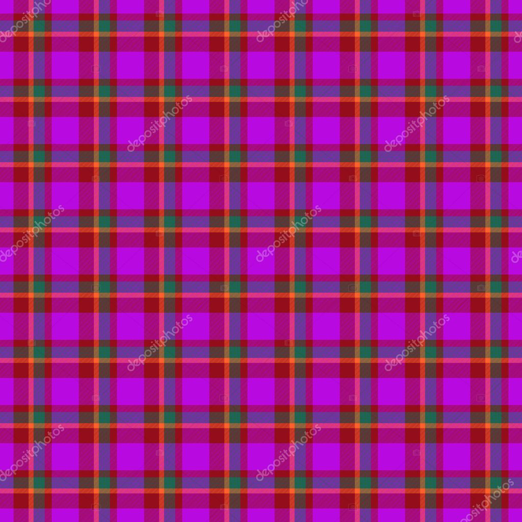 Purple Orange Seamless Tartan Cloth Pattern Stock Photo Image By C Cobracz