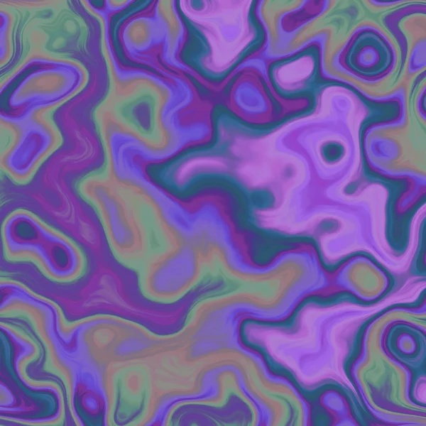 Fractal de aceite abstracto púrpura, violeta y verde — Foto de Stock