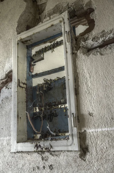 Armarios antiguos con fusibles eléctricos —  Fotos de Stock