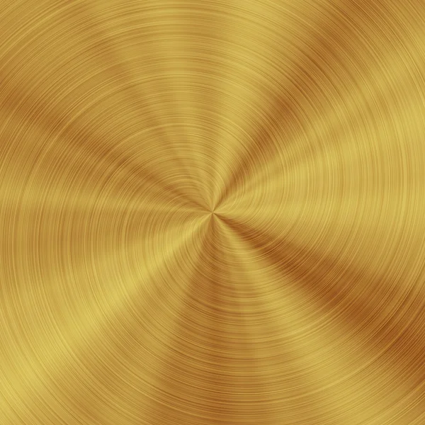 Struttura radiale in metallo dorato generato — Foto Stock
