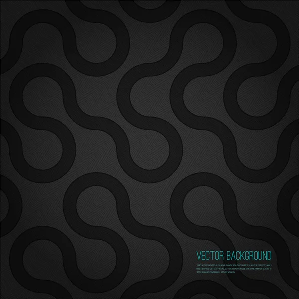 黒のベクトルの幾何学的な背景 — ストックベクタ