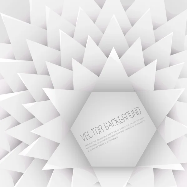 白のベクトルの幾何学的な背景 — ストックベクタ