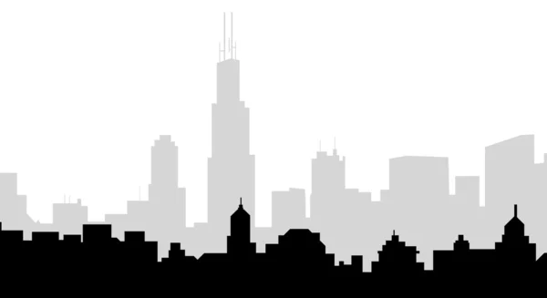 Chicago Skyline — Stock vektor