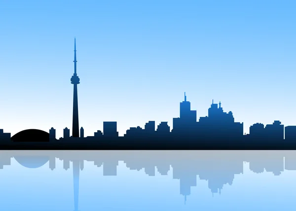 Toronto por la mañana-Vector — Vector de stock