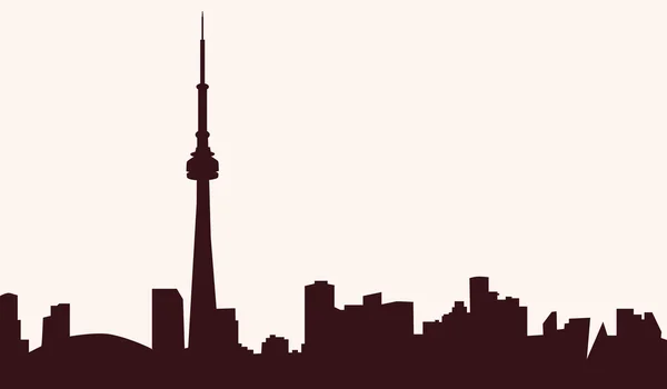 Toronto at Morning — Stock Vector