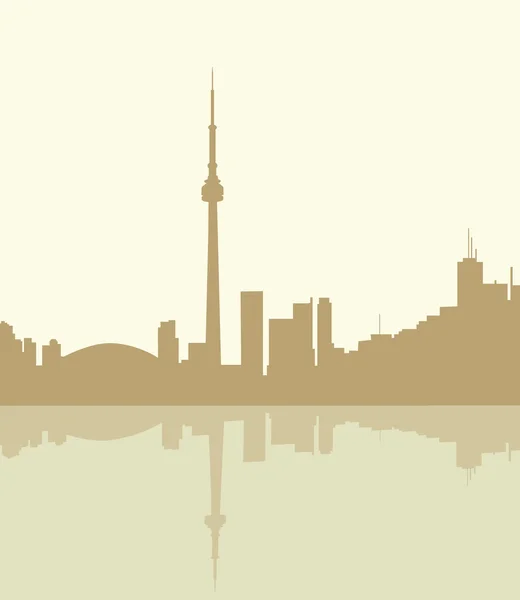 Toronto temprano en la mañana — Vector de stock