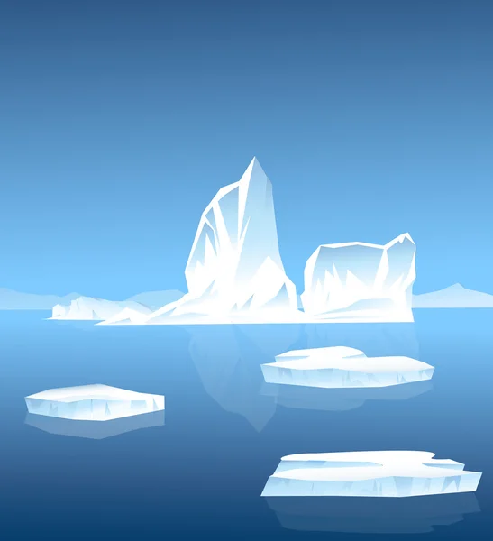 buzdağı vektör güzelliği